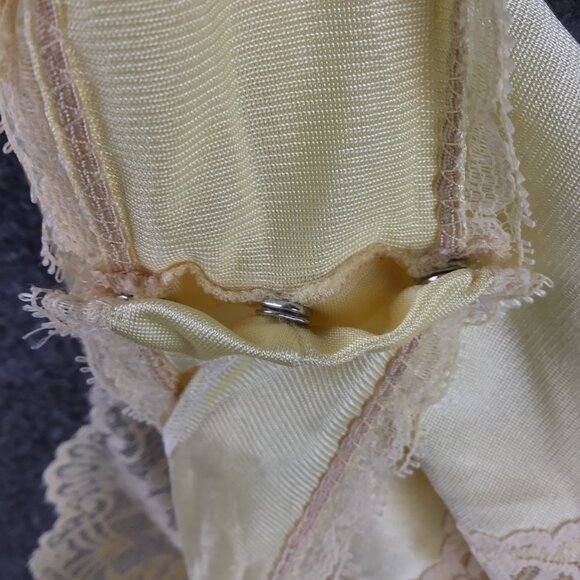 Vintage VANITY FAIR Dupont Nylon Lace Lingerie Teddy Bodysuit Size 36 - Picture 7 of 11